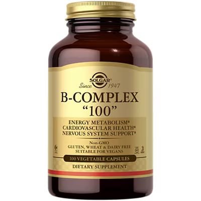 Vitamin B-Complex – 100 MG (100 Vegetable Capsules)